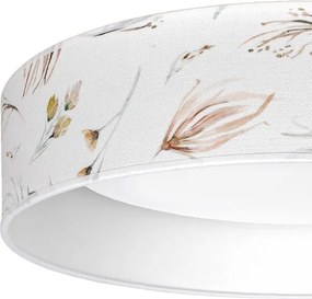 Brilagi-LED dimmabil VELVET SM. VARI 24W/230V 3000-6500K Ø45 cm alb/floral + telecomandă