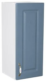 Corp superior 30 cu 1 usa Zebra MDF albastru drept