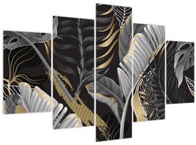 Tablou - Jungla de aur (150x105 cm)