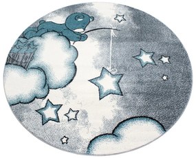 Covor pentru copii albastru/gri ø 120 cm Kids – Ayyildiz Carpets