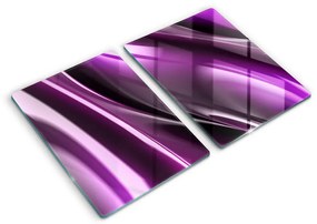 Tocător sticlă Abstracție violet