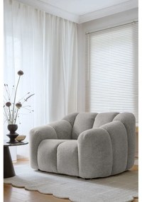 Fotoliu gri deschis Shell – Miuform