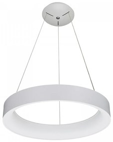 Lustra moderna alba circulara cu led Chiara 3000k