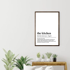 Poster cu ramă 50x70 cm Kitchen – Wallity