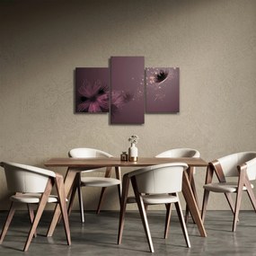 Tablou - Floare și fluture (90x60 cm)