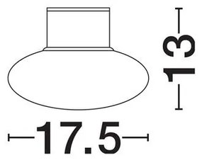 Plafoniera LED iluminat exterior moderrn IP565 ALI