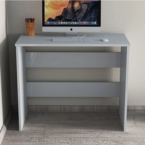 Masa birou CLM0101, alb, PAL melaminat, 90x45x74 cm