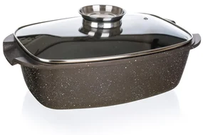 Tavă cu suprafaţă antiaderentă PREMIUM Dark Brown BANQUET 5,7 l