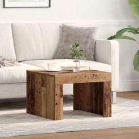vidaXL Masă de cafea Lemn vechi 50 x 50 x 35 cm Lemn compozit