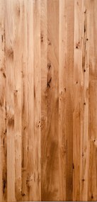 Masa dreptunghiulara cu blat din lemn de stejar Tables&amp;Co 240x100x75 cm maro/argintiu