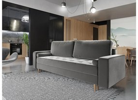 Supermobel Canapea extensibilă tapițată PRIMA, 238x90x91, itaka 48