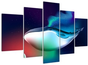 Tablou - Balena spațială (150x105 cm)