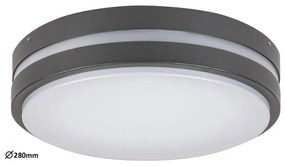 Aplica LED pentru iluminat exterior moderna IP44, diametru:28cm Hamburg 8848 RX