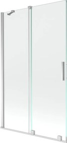 Mexen Velar paravan baie cu 2 aripi glisante 110 x 150 cm, transparent, crom - 896-110-000-01-01