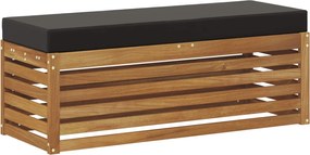 vidaXL Bancă de exterior pentru șezut natural 115 x 43 x 37 cm