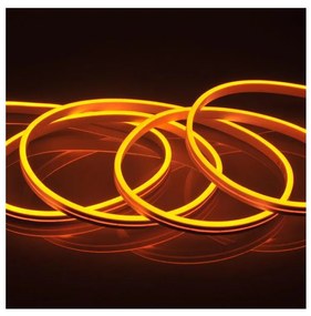 Bandă LED NEON 5m LED/40W/24V portocaliu IP65