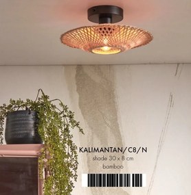 Plafoniera eco din bambus Kalimantan XS 30cm, nat