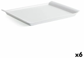 Platou pentru servire quid gastro fresh ceramică alb (31 x 23 cm) (6 unități)