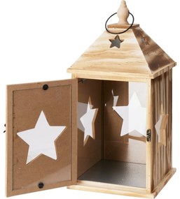 Set of wooden lanterns Star, 2 pcs