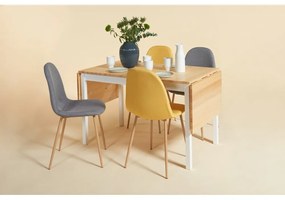 Set masă de dining Brisbane și 4 scaune de dining Lissy - Bonami Essentials