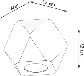 Aplică de perete în culoare naturală din lemn masiv Vige – Sollux