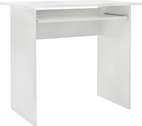 Masa birou VERNER NEW, alb, DTD laminat, 82x50x75 cm