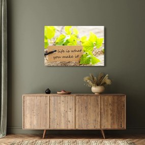 Tablou - Citat (90x60 cm)