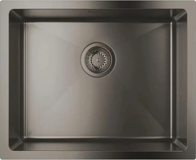 Chiuveta inox Grohe K700U grafit periat 54.4x44.4 cm 1 cuva