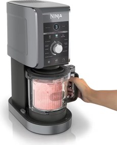 Masina de inghetata Ninja Creami Deluxe NC502EU, 800W, 10 programe, 2 recipiente 709 ml, CREAMify, Negru