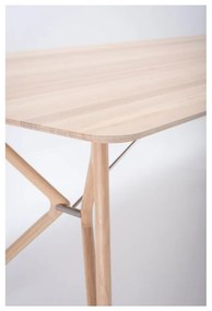 Masă de dining cu blat din lemn de stejar 220x90 cm Tink - Gazzda