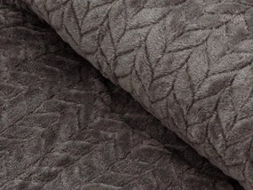 Patura din microplus Culoare gri inchis, DELORA 150x200 cm
