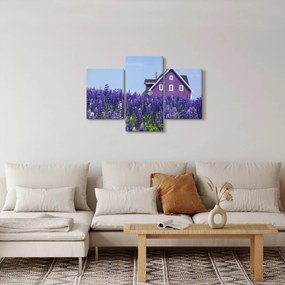 Tablou cu câmp de lavanda (90x60 cm)