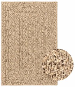 vidaXL Covor ZIZUR aspect iută 120x170 cm, pentru interior și exterior