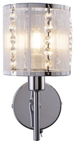 Globo 15091W - Aplică de cristal WALLA 1xE14/40W/230V