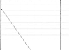 vidaXL Stâlp de gard. Galvanizat 25 x 1,6 m Oțel