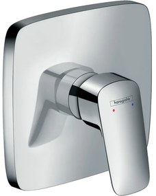 Baterie dus parte vizibila, Hansgrohe, Logis, Crom