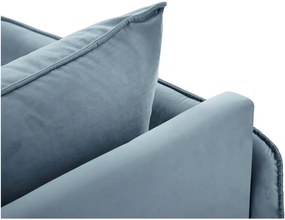 Șezlong, cotieră pe partea dreapta Cosmopolitan Design Vienna, albastru deschis
