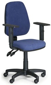Scaun de lucru Alex cu cotiere, albastru