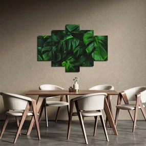 Tablou cu frunze Monstery (150x105 cm)
