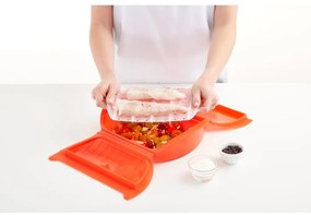 Recipient din silicon pentru gătire la aburi – Lékué