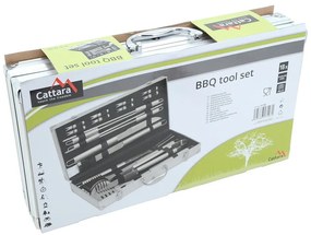 Set 18 ustensile de grătar cu servietă Alu - Cattara