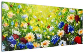 Tablou - Flori sălbatice (120x50 cm)