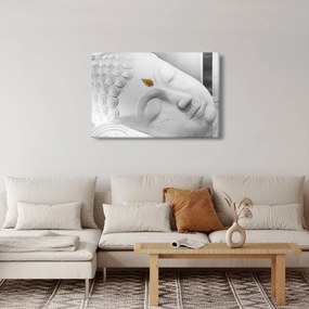 Tablou - Buddha alb (90x60 cm)