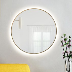 Smartwoods Bright oglindă 100x100 cm rotund cu iluminare 5904107900582
