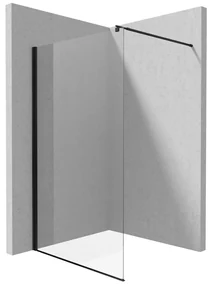Paravan de dus Deante Kerria Plus negru mat 120x200 cm