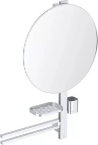 Set accesorii pentru lavoar Ideal Standard Alu+ argintiu mat 80 cm din aluminiu