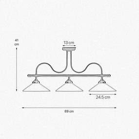 Lustra aplicata design italian Biliard