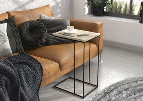 Masuta cafea, DRU, ADRK Furniture (Culoare: Alb / Alb)