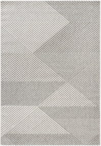 Covor 19270A, 80x150 cm, forma dreptunghiulara, polipropilena, gri/cre