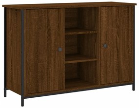 835518 vidaXL Servantă, stejar maro, 100x35x70 cm, lemn prelucrat